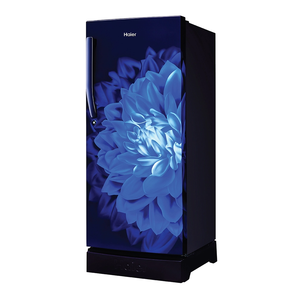 Haier 190L 5 Star Direct Cool Single Door Refrigerator with Toughened Glass Shelf - HRD-2105PMD-P